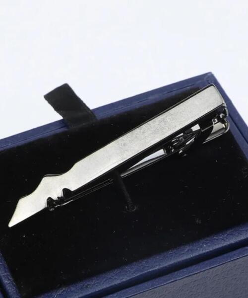 Tie Clip Batman gris oscuro