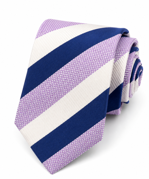 Corbata clásica lila.