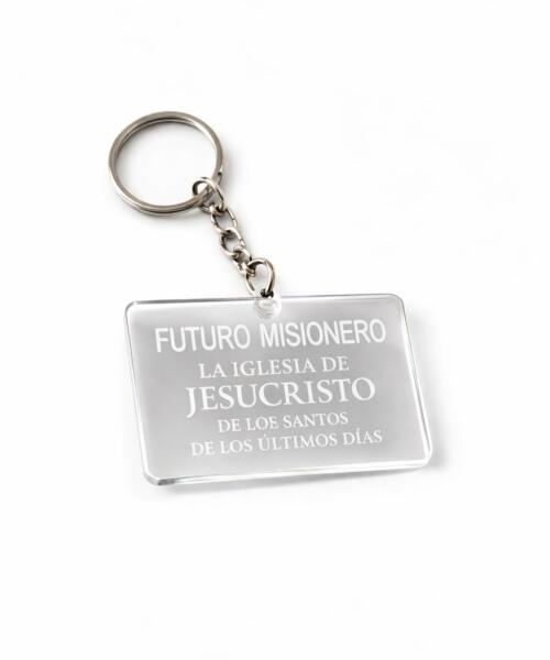 Llavero futuro misionero transparente