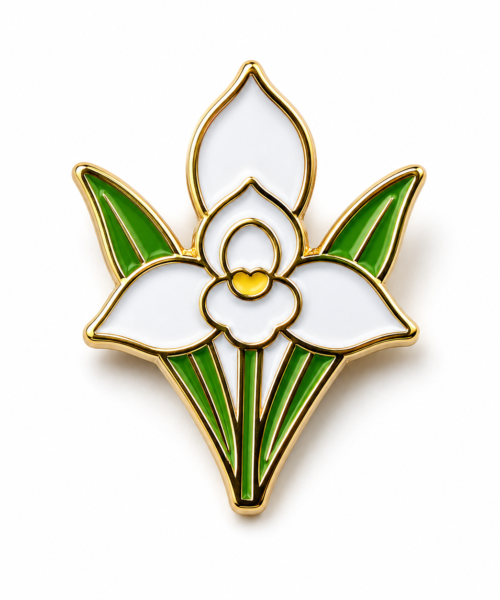 Pin Monja Blanca