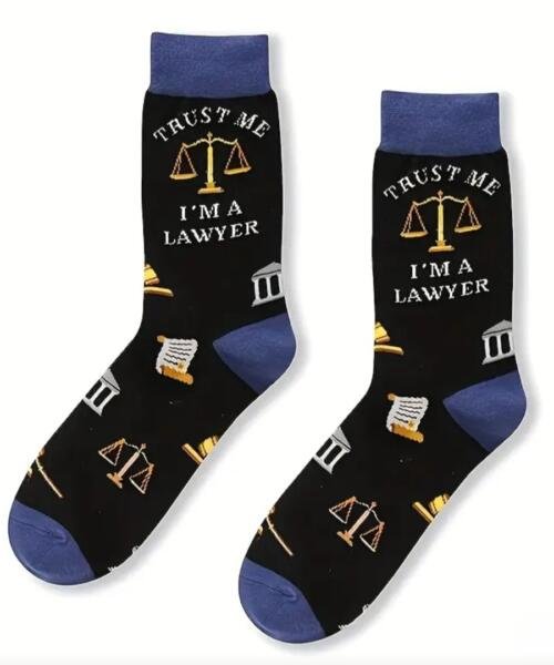 Calcetines de la Balanza de la Justicia