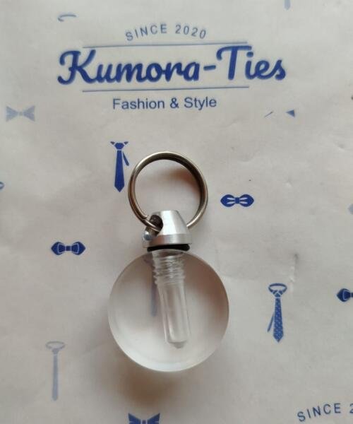 Aceitero transparente redondo