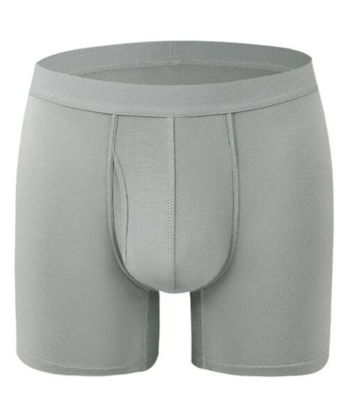 Boxer fibra de bambú gris claro talla XL