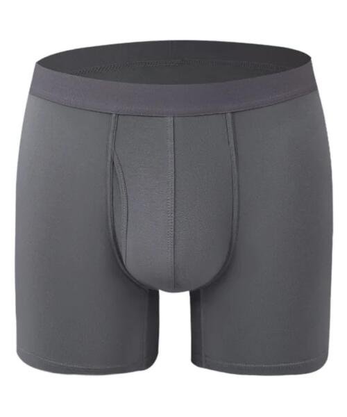 Boxer fibra de bambú gris oscuro talla XL