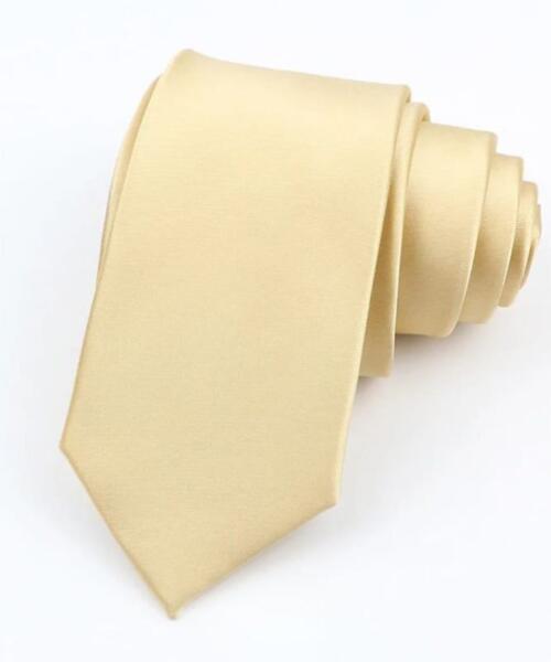 Corbata Satinada - champagne