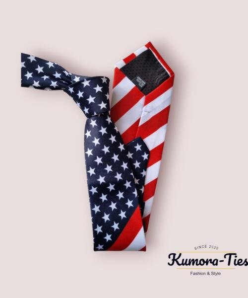 Corbata bandera USA 8cm