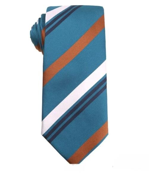 Corbata formal turquesa con líneas 7.5cm