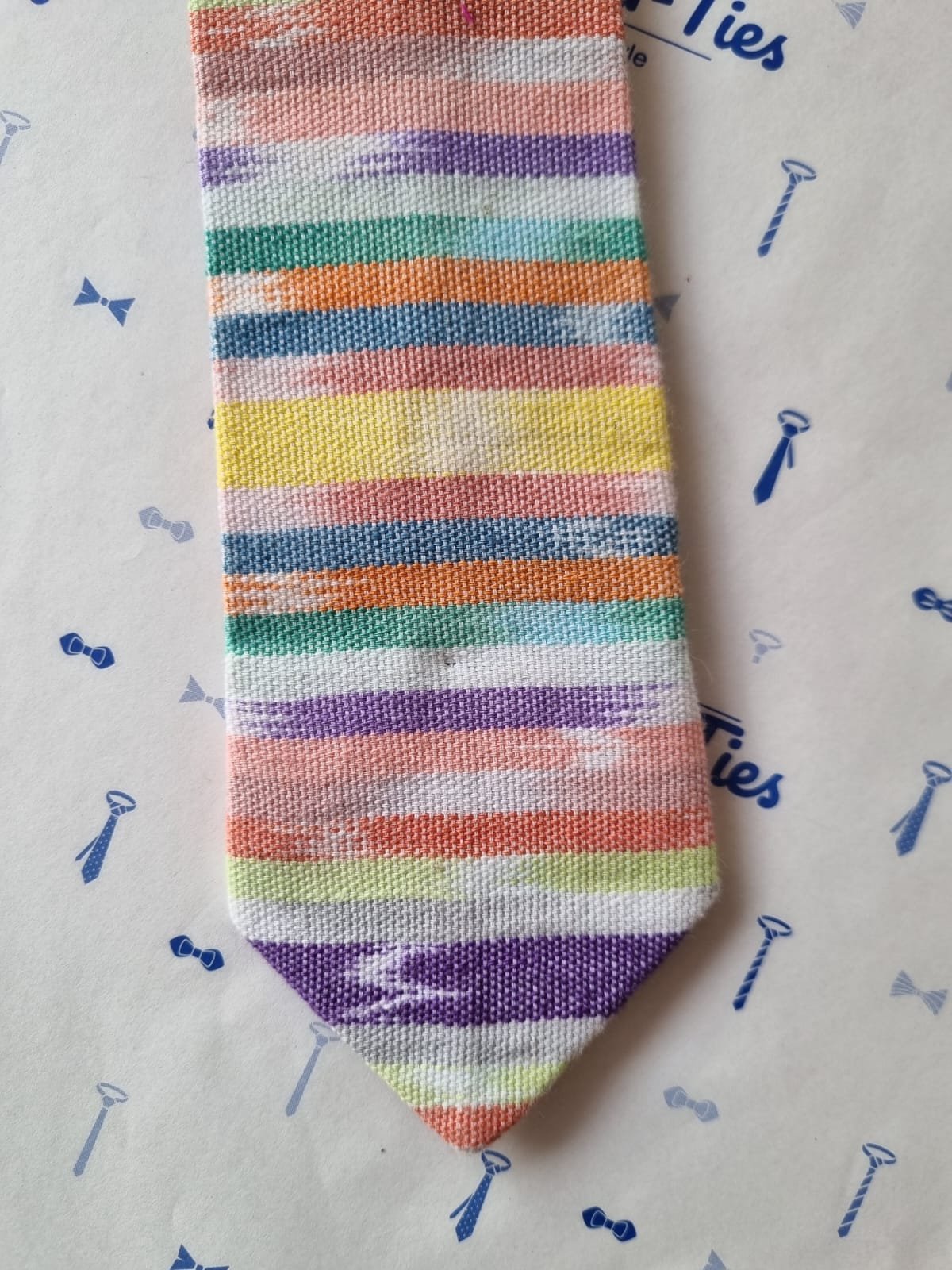 Corbata Acuarela Textil - Imagen 2