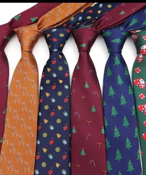 Corbatas navideñas