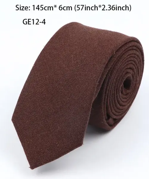CORBATA café oscuro