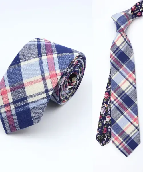 Corbata doble diseño estilizado 7cm