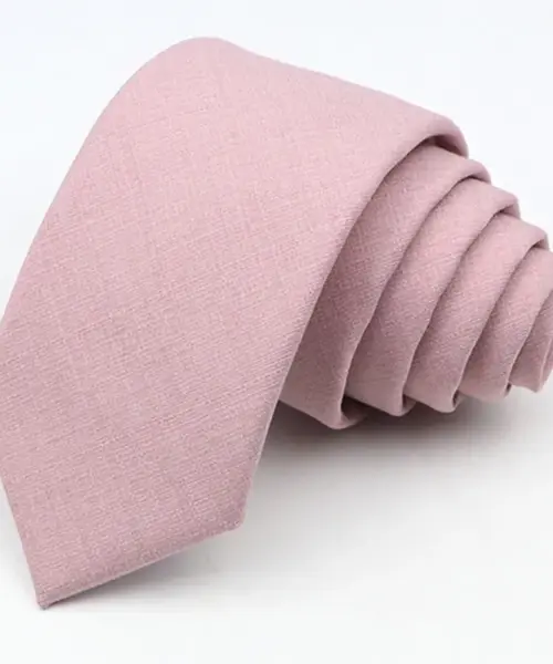 Corbata de Fibra de Bambú palo rosa