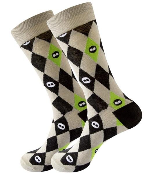 Calcetín Calaveras Argyle 💀🟩