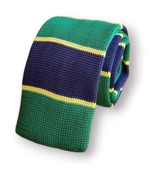 Sock tie verde azul