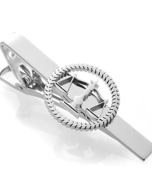 Tie Clip balanza plateada
