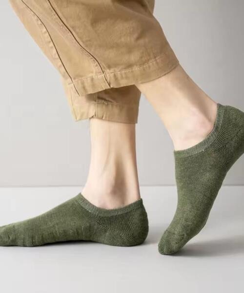 Calcetin corto verde