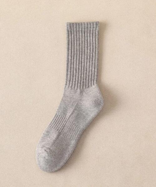 Calcetin largo gris claro con diseño