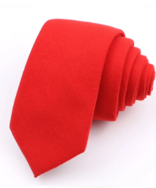 Corbata Lisa - rojo claro