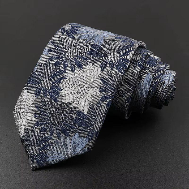 Corbata blue floral