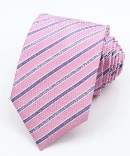 corbata rosada lineas