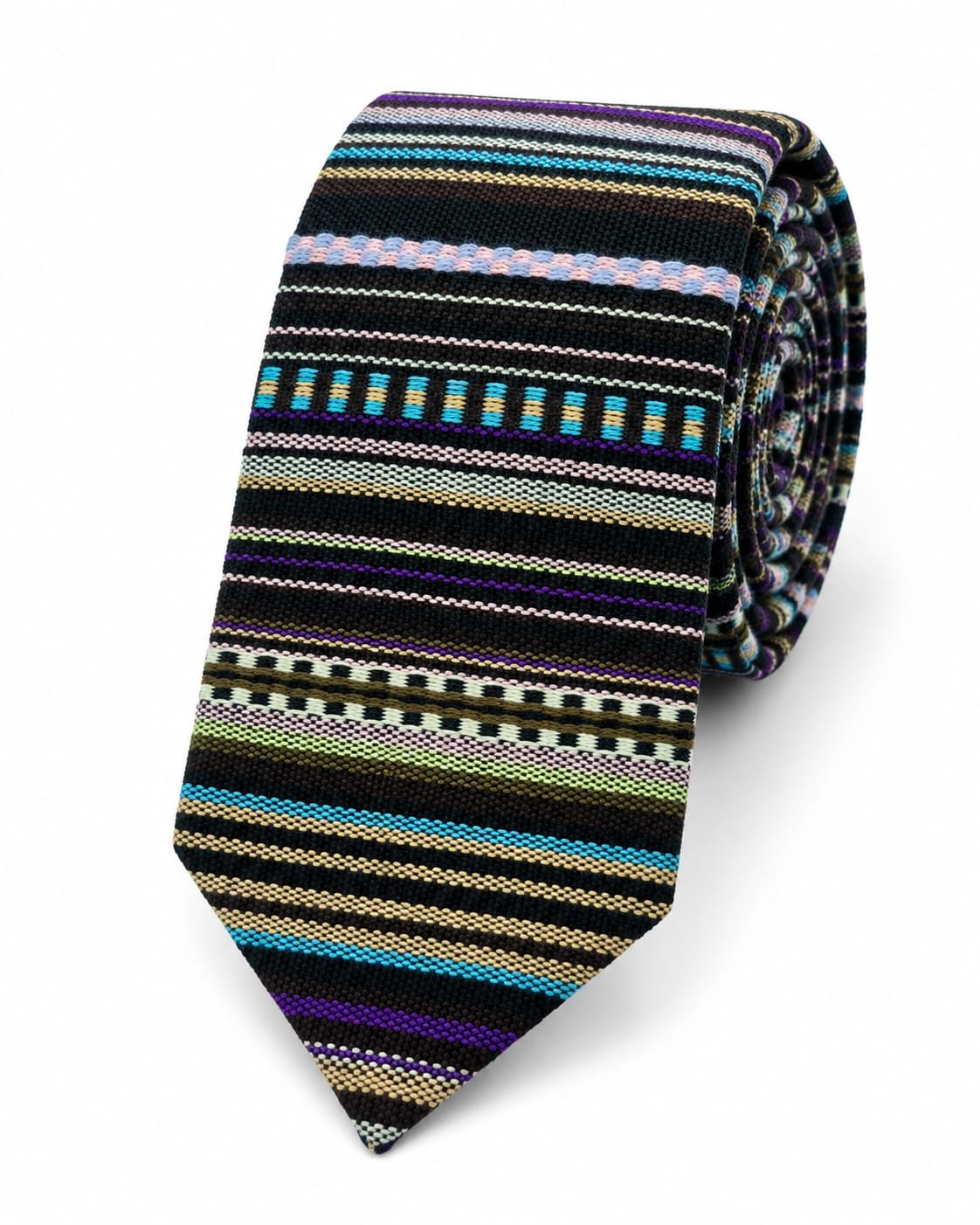 corbata multi color oscura