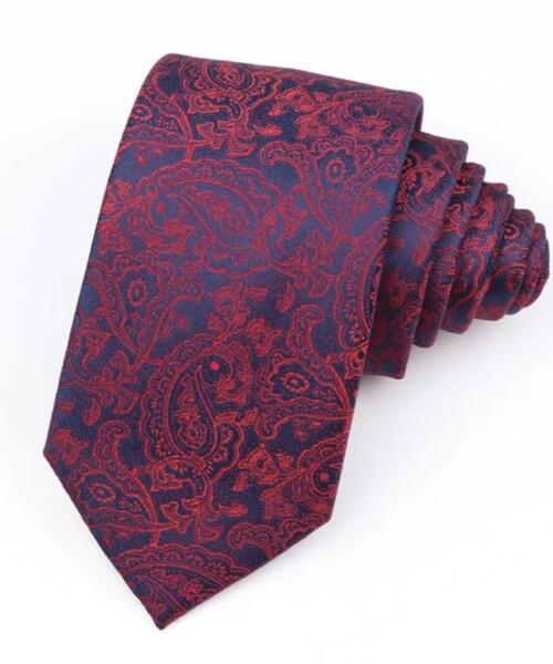 corbata estilo amebas corinto
