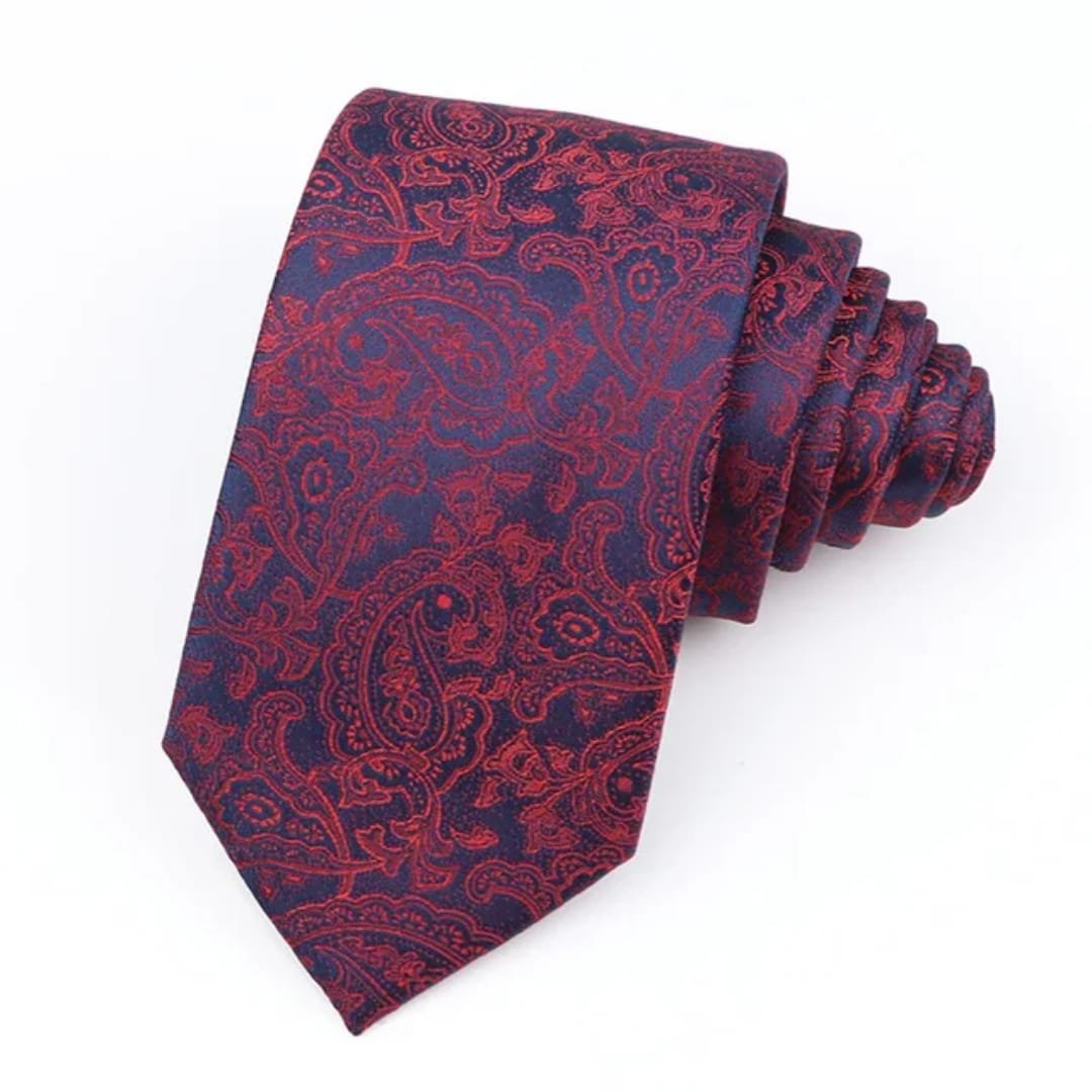 corbata estilo amebas corinto
